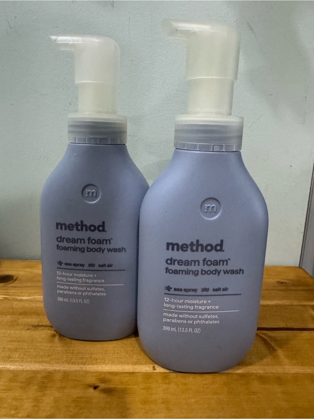 Method Dream Foam Foaming Body Wash Sea Spray + Salt Air 2ct